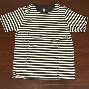 Wonder nation black and white stripe shirt